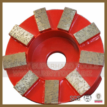Сегментированный Алмазный шлифовальный диск для камня бетона